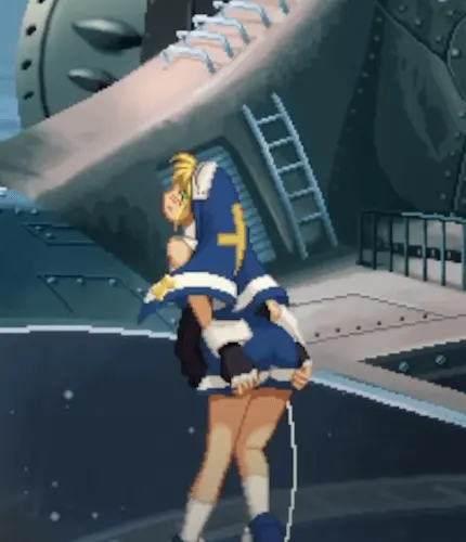 ギルティギアのブリジット勝利ポーズ