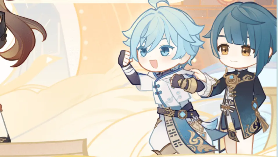 行秋と重雲の画像