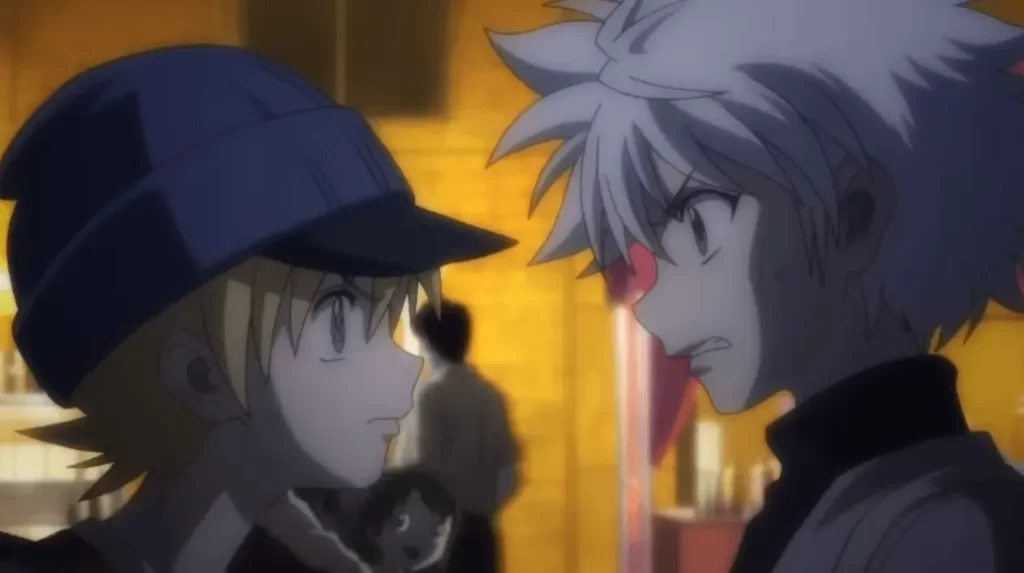 ゴンとキルアとレツのアニメ