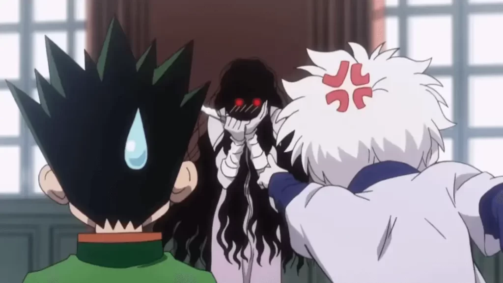 キルアがゴンに嫉妬するパーム