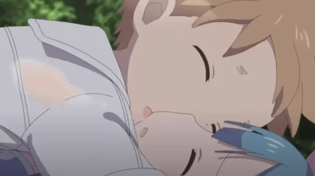 ナットとマルルクがハグをする可愛い画像