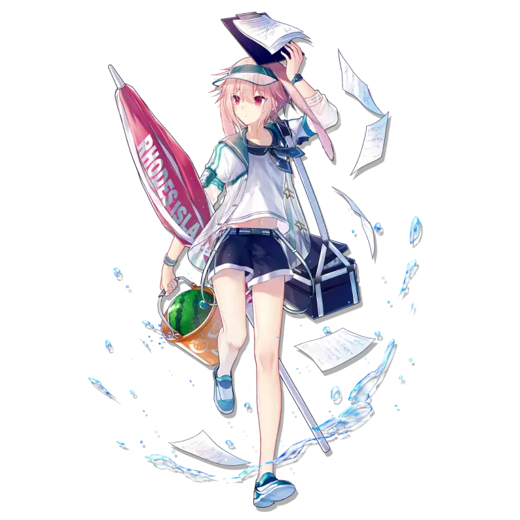 アークナイツのアンセルの立ち絵