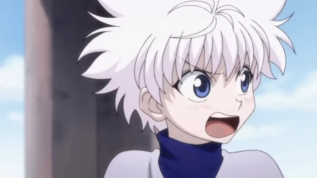 ハンターハンターの照れるキルア