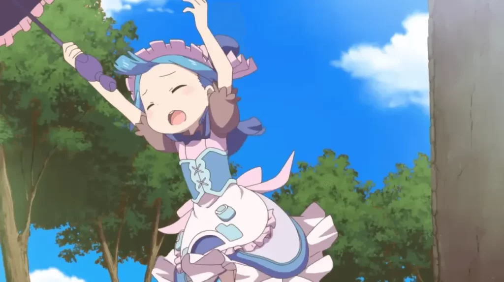 風で飛ばされるマルルク