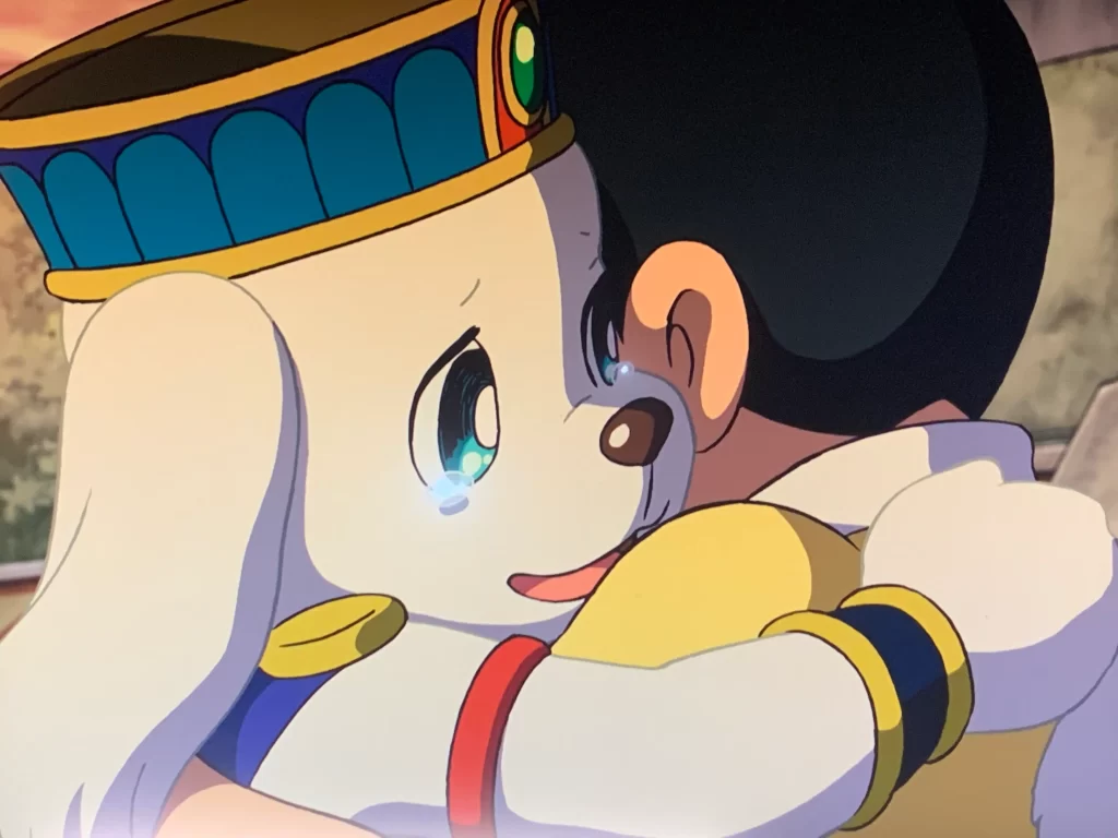 ドラえもんのペコとのび太のハグ