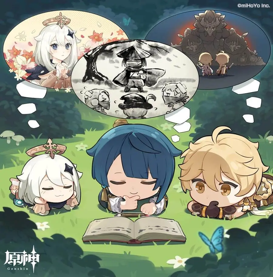 行秋の公式イラスト‐ミニ