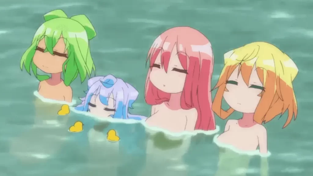 ハッカドールが風呂に入る