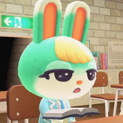 眠い時のどうぶつの森のミッチェル