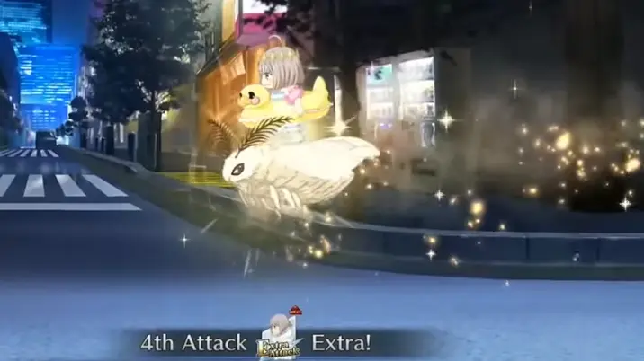 オベロンの水着姿での攻撃技