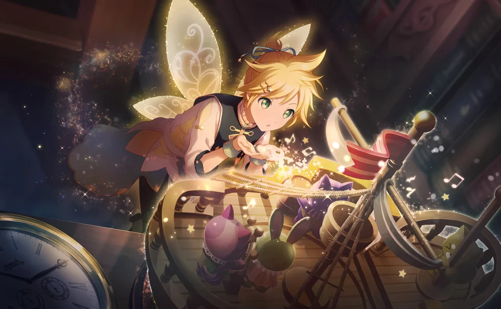 プロセカ鏡音レンのカードイラスト