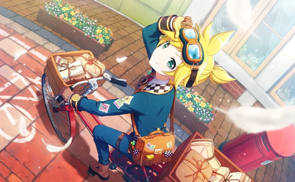 プロセカ鏡音レンのカードイラスト