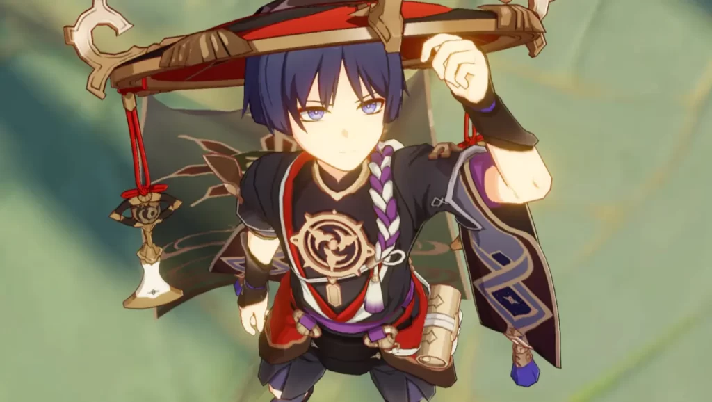 原神の最初のイベントで登場したスカラマシュ