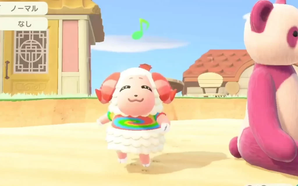 どうぶつの森の笑顔のちゃちゃまる